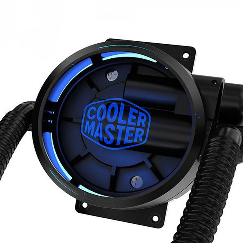 Ventilador de CPU - Cooler Master MasterLiquid Pro 120, LED azul, 6-30 dBA