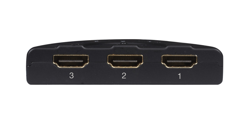 Ladrón HDMI - Fonestar FO-513, 1 Salida macho, 3 Entradas hembra, Cable 50 cm, Negro