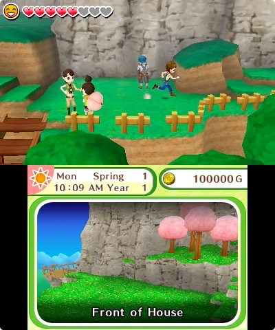 3DS Harvest Moon: El Pueblo De Los Arboles Celeste