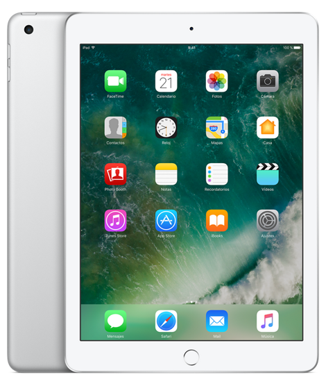 Apple iPad, 9.7", 128 GB, WiFi, Plata
