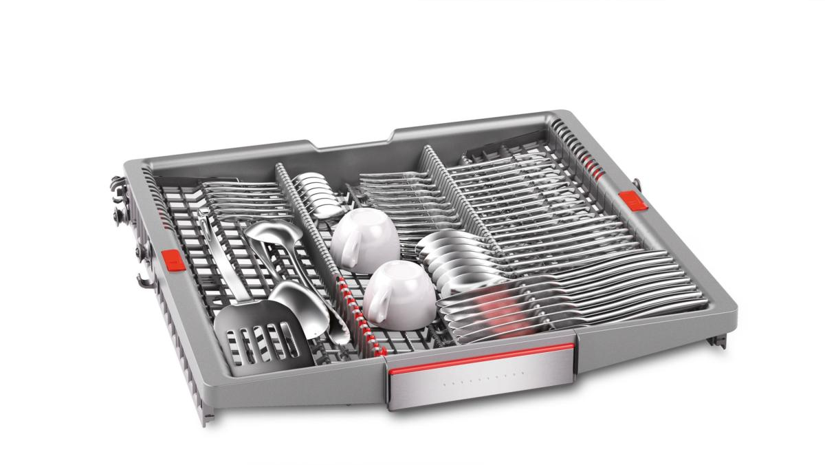 Lavavajillas - Bosch Serie 6 SMS68TW03E, 14 servicios, 4 funciones, EcoSilence