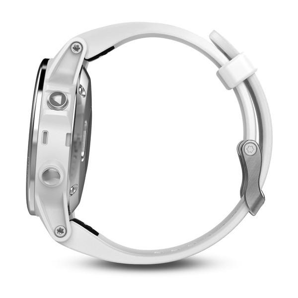 Reloj deportivo - Garmin Fenix 5S, Plata, Bluetooth, GPS, Frecuencia cardíaca, Diámetro 42 mm