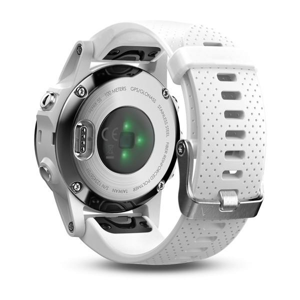 Reloj deportivo - Garmin Fenix 5S, Plata, Bluetooth, GPS, Frecuencia cardíaca, Diámetro 42 mm