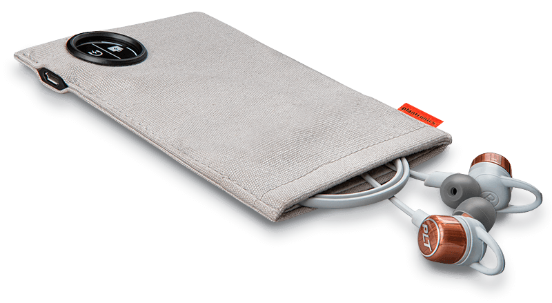 Auriculares deportivos - Plantronics BackBeat Go3, De botón, Bluetooth, Gris + Funda carga
