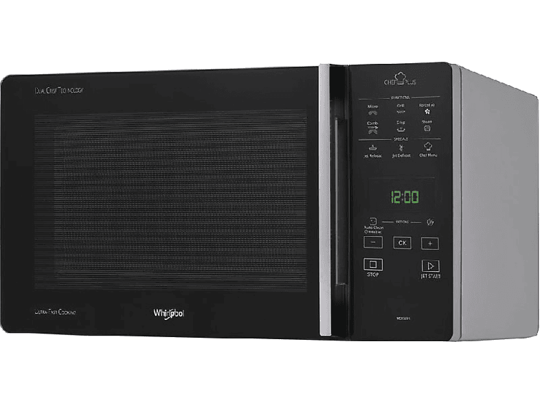 Microondas Whirlpool Cocina Vapor Y Gril 25 Litros Mcp346sl