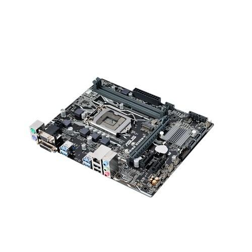 Placa base gaming- ASUS PRIME B250M-K, ATX LGA-1151, iluminación LED, DDR4 4000 MHz, dos M.2, SATA 6 Gbps