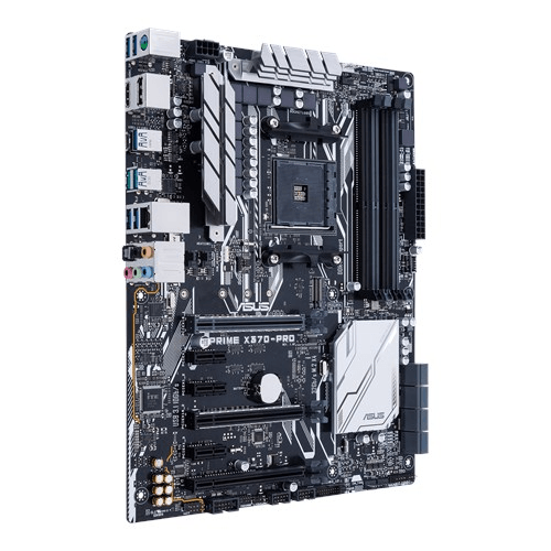 Placa Base - ASUS ATX AMD X370 PRO, Aura Sync, M.2 a 32GB, SATA 6GB, USB 3.1