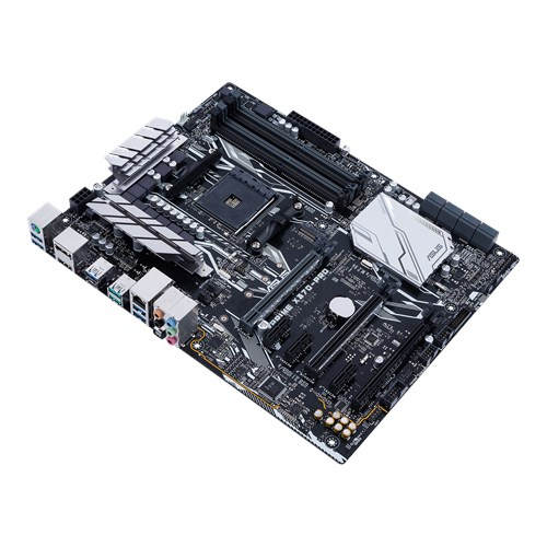 Placa Base - ASUS ATX AMD X370 PRO, Aura Sync, M.2 a 32GB, SATA 6GB, USB 3.1