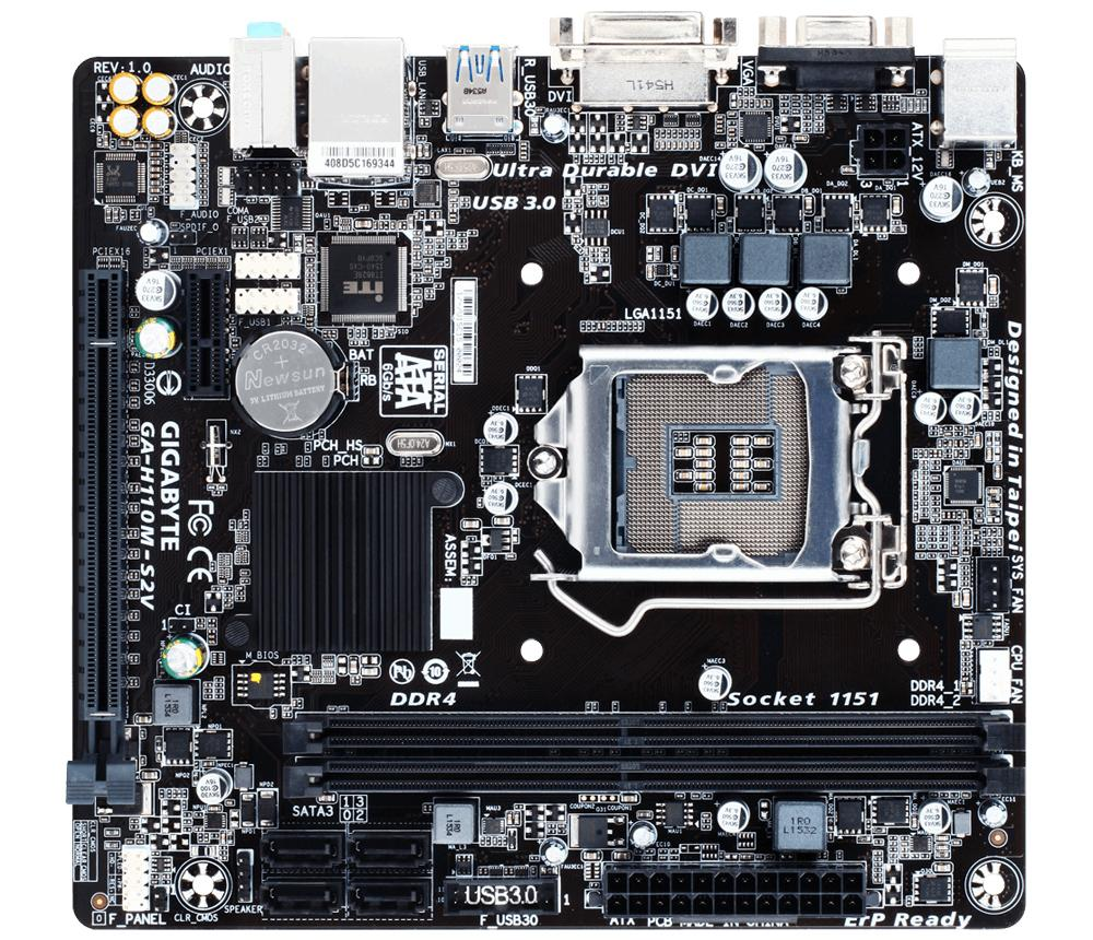Gigabyte GA-H110M-S2V Intel H110 LGA1151 Micro ATX placa base