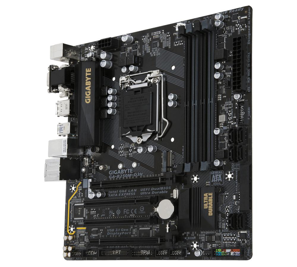 Gigabyte GA-B250M-D3H Intel B250 LGA1151 ATX placa base