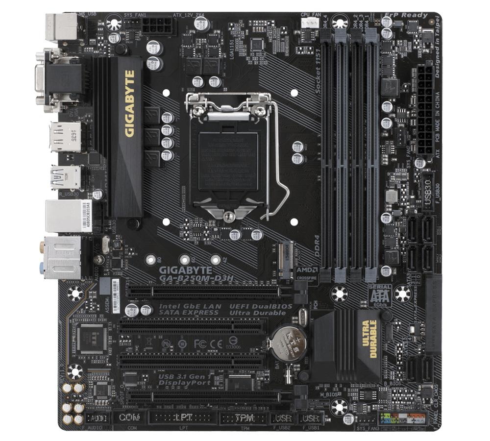 Gigabyte GA-B250M-D3H Intel B250 LGA1151 ATX placa base