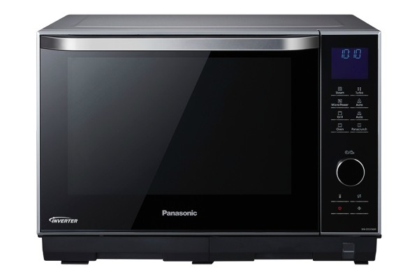 Panasonic Nnds596mepg 27l vapor grill inverter horno microondas plata 1000w libre instalacion negro con y combinado 27