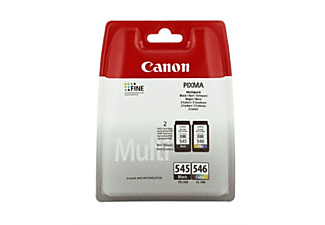 Cartucho de tinta - Canon PG-545 / CL-546 Pack Negro, Cian, Magenta, Amarillo