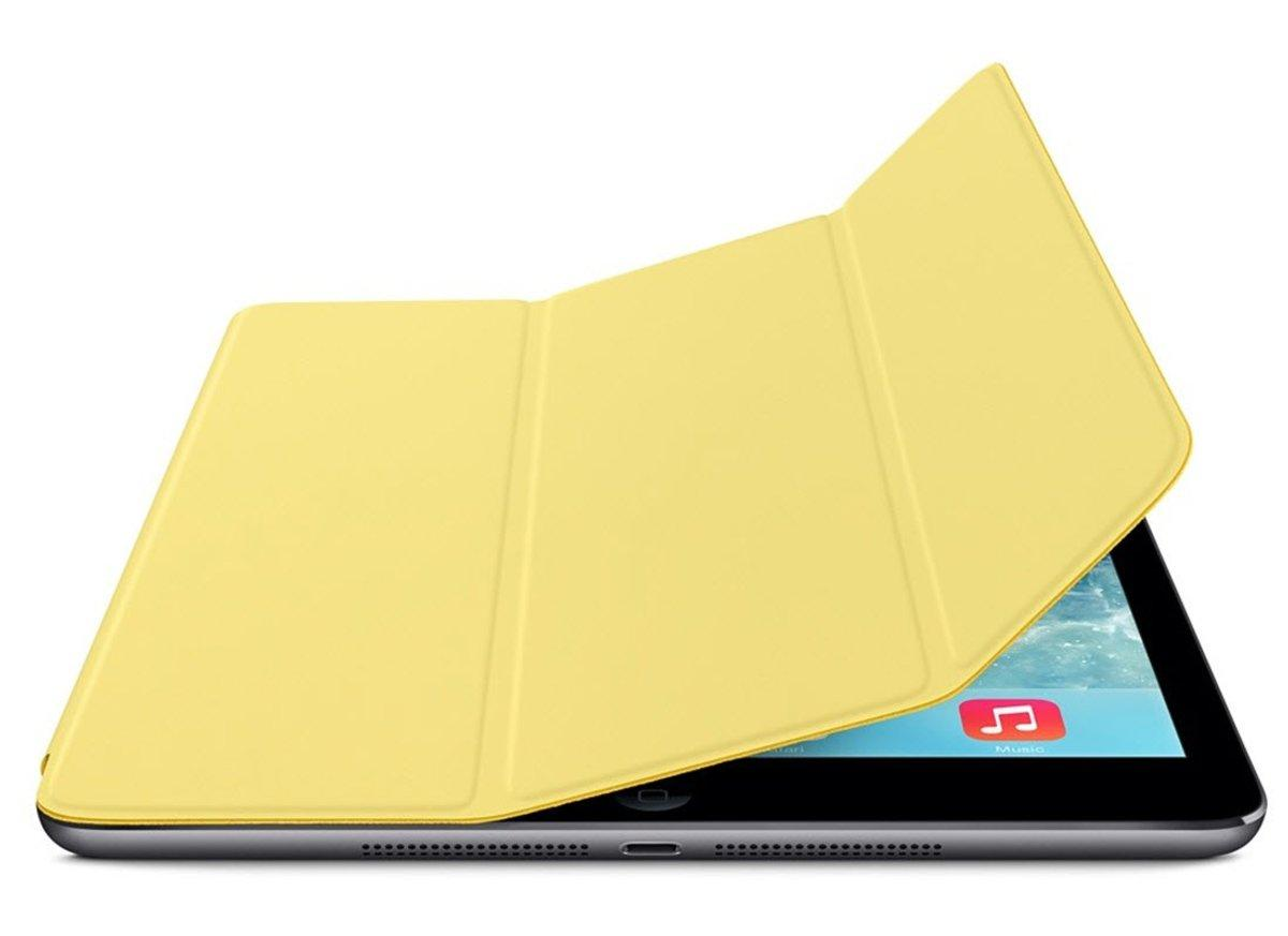 Funda para iPad mini - Apple Smart Cover, función soporte, color amarillo