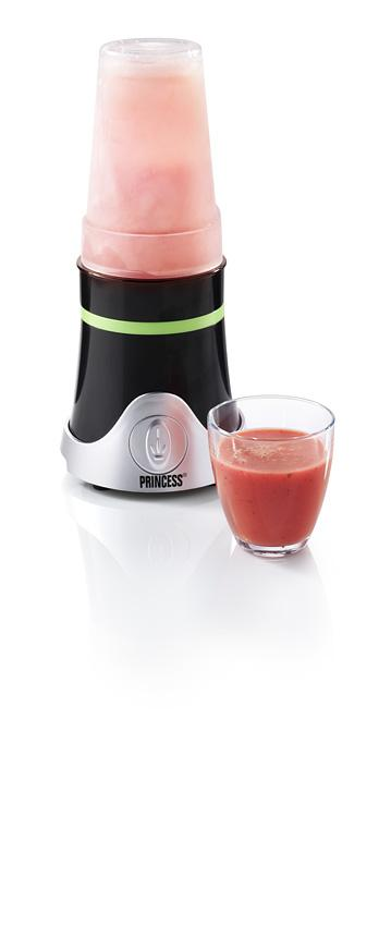 Batidora - Princess 212065 Mini Blender, 300W, Diez accesorios, Negro