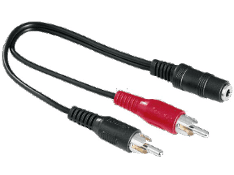 Cable adaptador | Hama 122375, 2 RCA Macho con salida Jack 3.5mm hembra