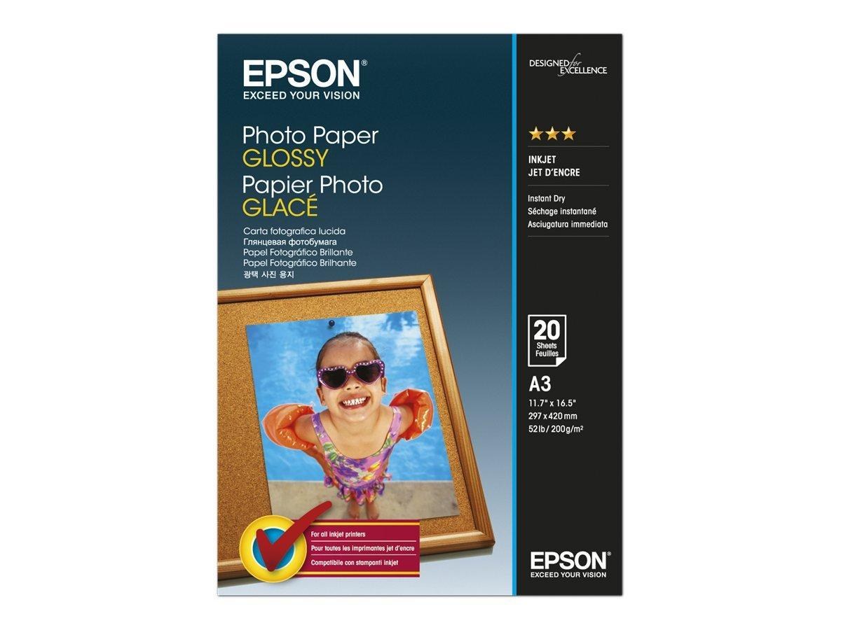 Epson - Papel de fotografía satinado - A3 (297 x 420 mm) - 200 g/m2 - 20 hoja(s) - para Artisan