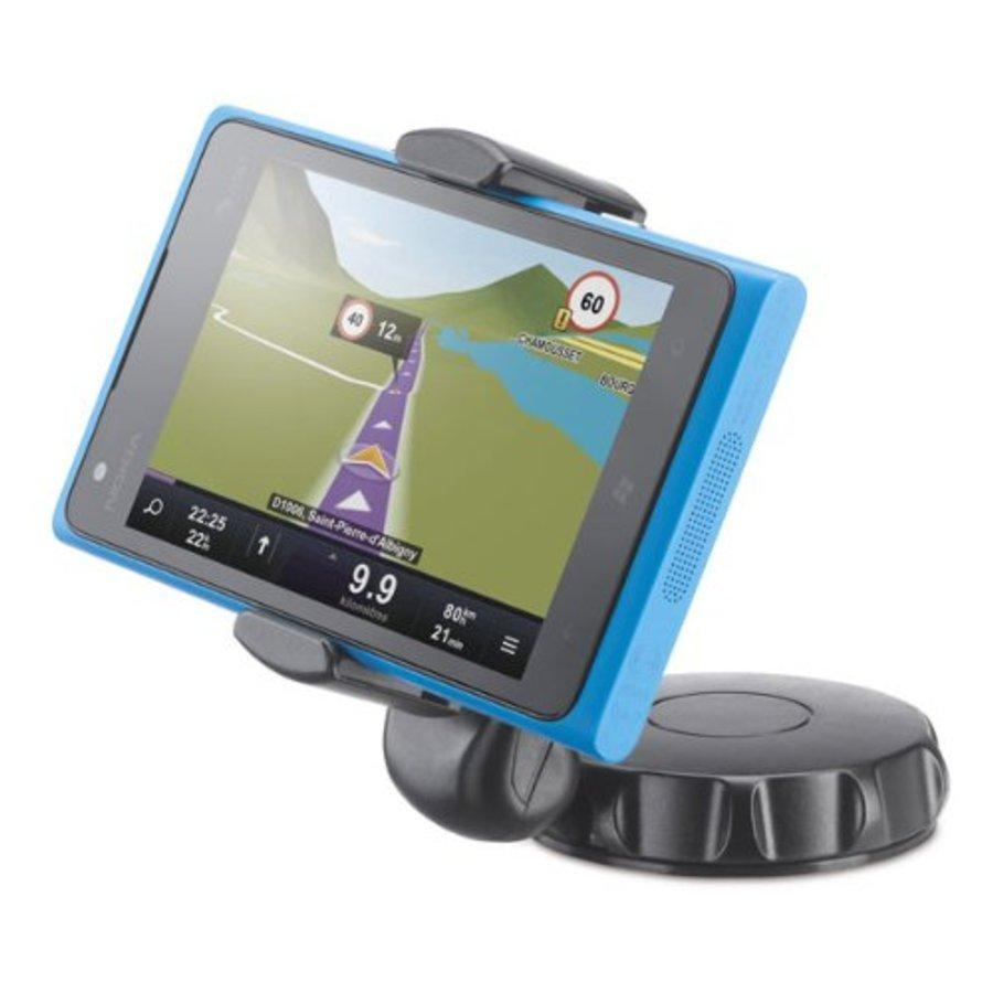 Soporte Smartphone para coche - CellularLine, universal, negro