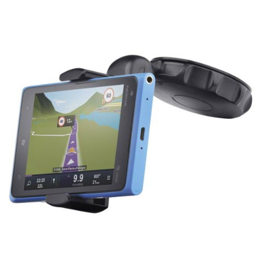 Soporte Smartphone para coche - CellularLine, universal, negro
