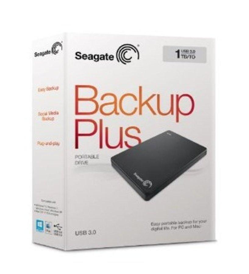 Disco duro de 1Tb - Seagate Backup Plus Portable Slim, 2,5 pulgadas, USB 3.0, color negro