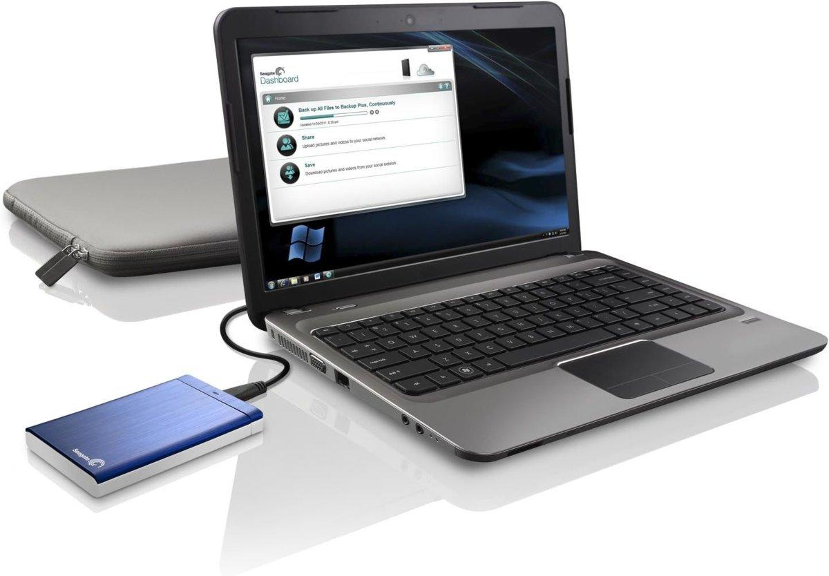 Disco duro 1 TB - Seagate Backup Plus Portable Slim, 2,5 pulgadas, USB 3.0, Azul