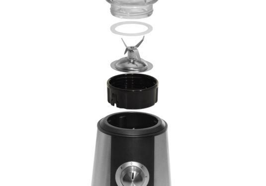 Batidora de vaso - Tristar BL 4430, 500 W, 2 velocidades, Cuchillas acero, Base antideslizante,