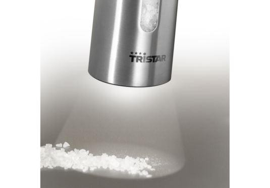 Molinillo - Tristar PM-4005, 2 Piezas pimienta y sal, Acero inoxidable