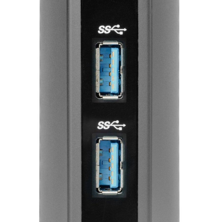 Base de carga - Kensington sd3500v, USB 3.0, Gigabit Ethernet, color negro