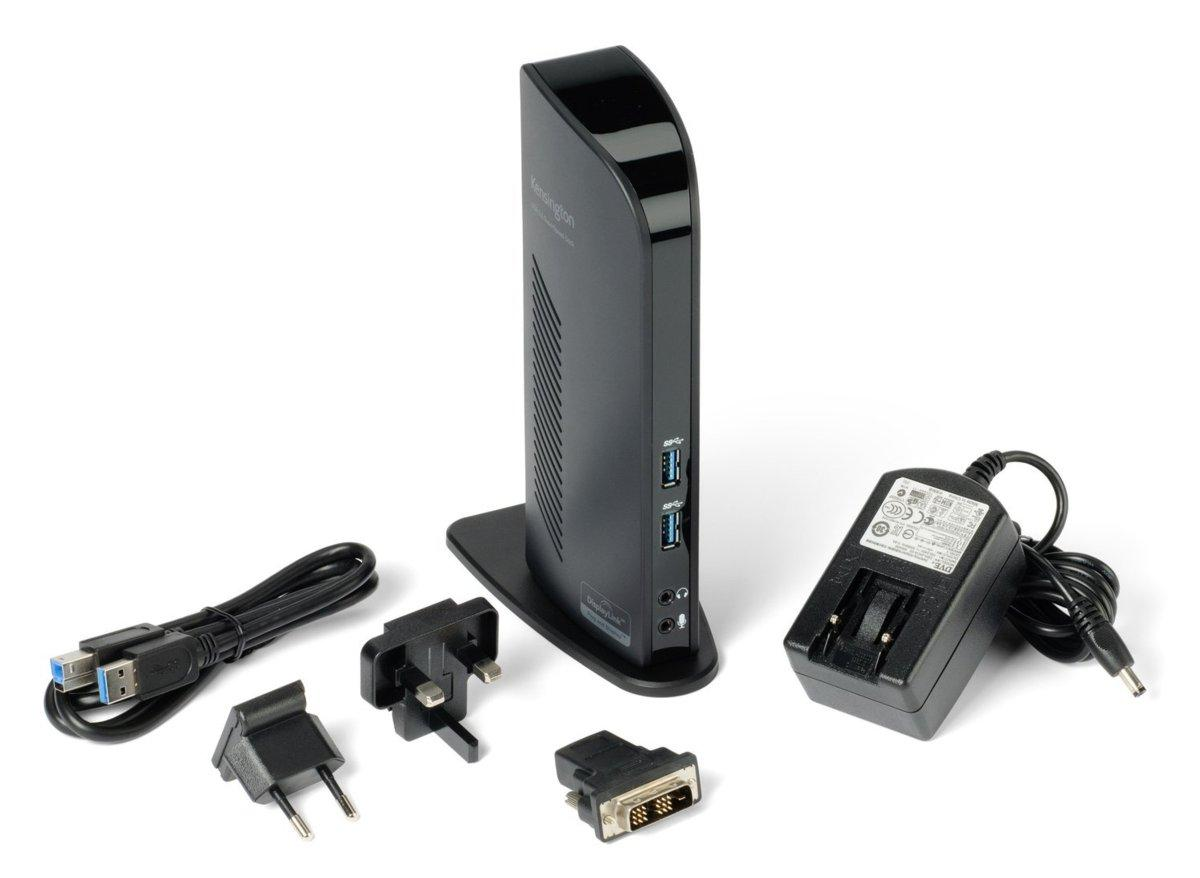 Base de carga - Kensington sd3500v, USB 3.0, Gigabit Ethernet, color negro