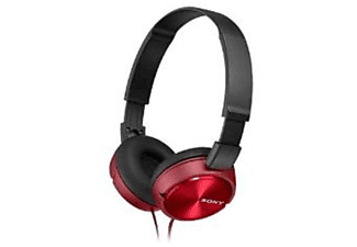 Auriculares con cable - Sony MDR-ZX310, Rojo
