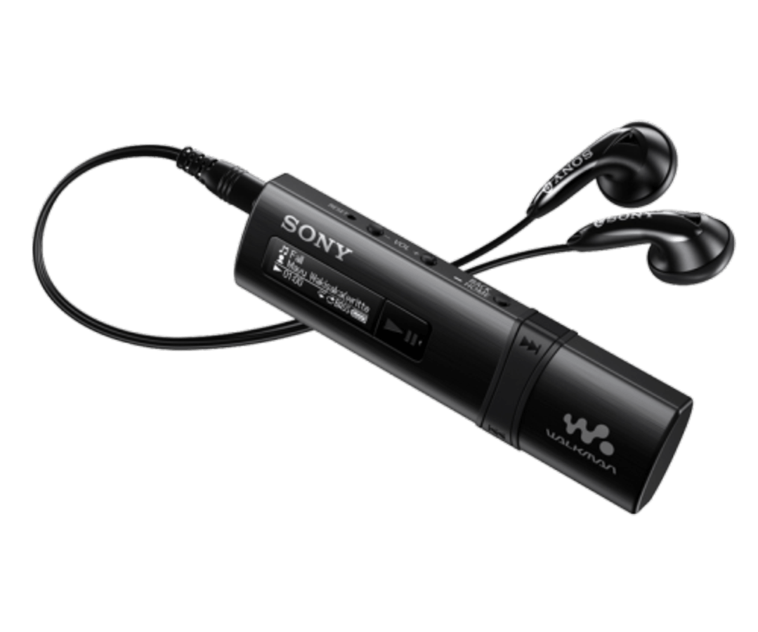 Reproductor MP3 - Sony Walkman NWZB183FB, 4 GB, Negro