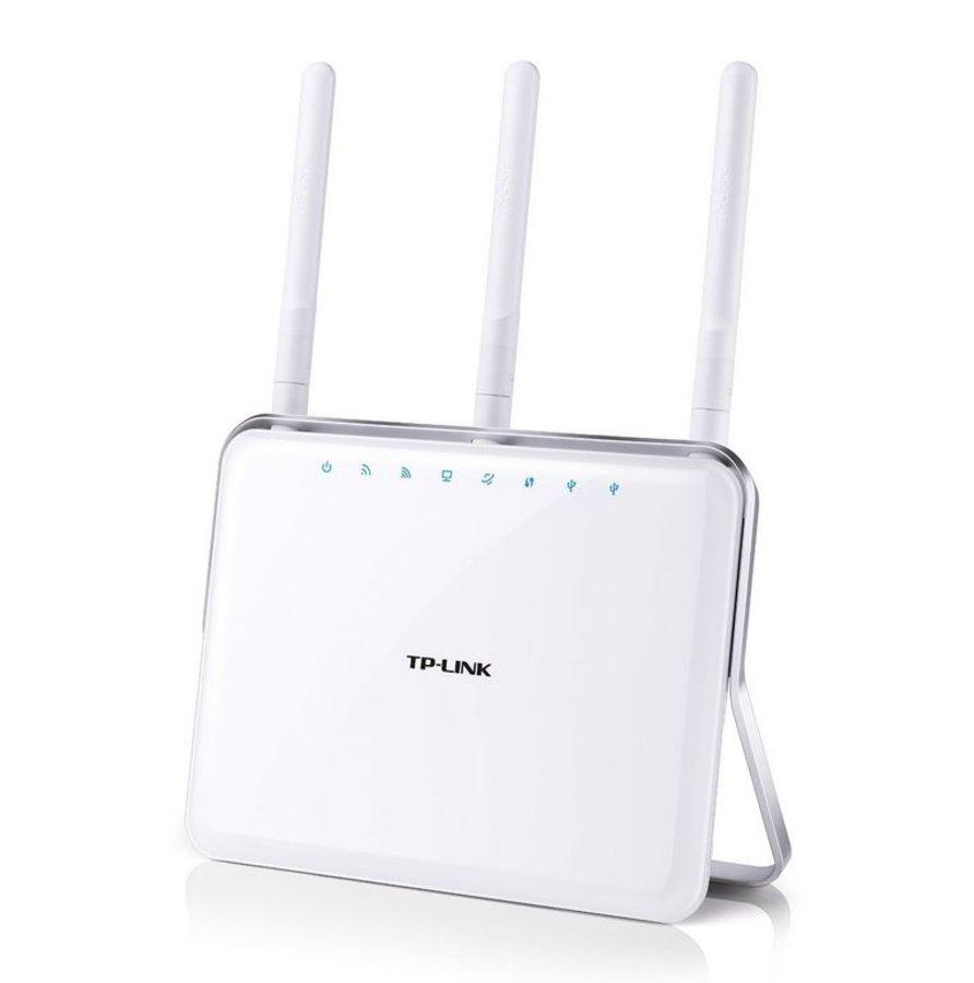 Router - TP Link Gigabit AC1900, Wi-Fi, banda dual, USB 3.0 y 2.0, procesador Duel