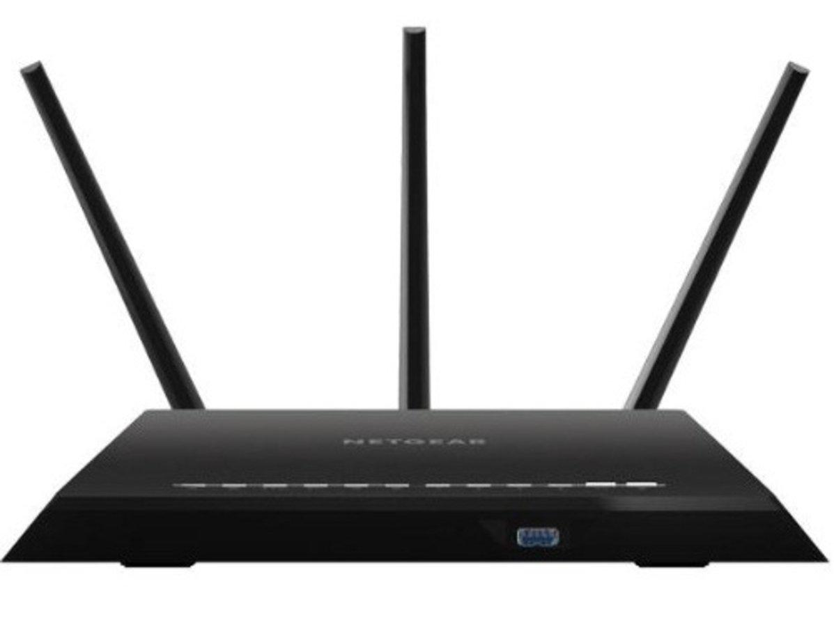 Router - Netgear Nighthawk R7000, doble banda, hasta 1900 Mbps, color negro