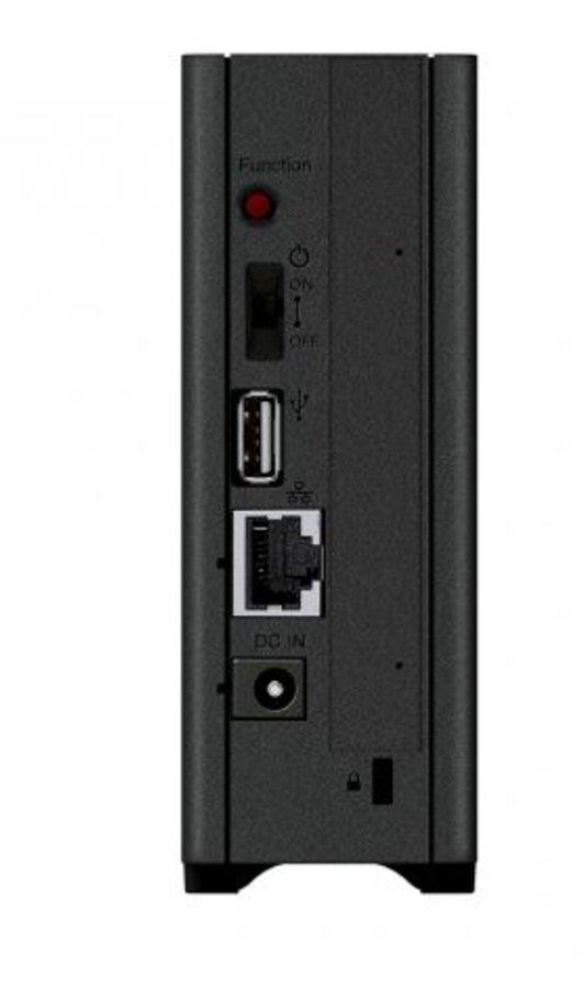 Servidor NAS 3TB - Buffalo LinkStation 210, 1 bahía, negro