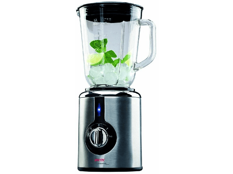 Batidora de vaso - Imetec 7789 BL 300W de potencia, 2 velocidades, Vaso de cristal