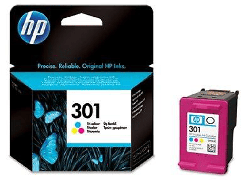 Cartucho de tinta - HP 301 Color (cian, magenta, amarillo)