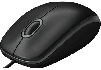 Ratón - Logitech B100 , ratón óptico USB con 3 botones, color negro