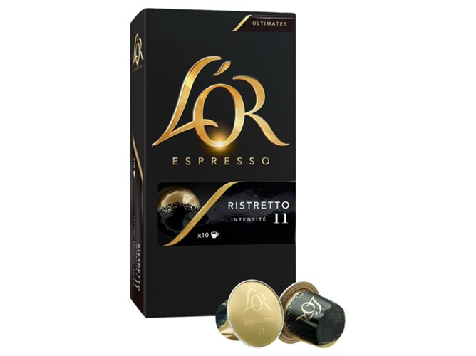 Café Ristretto 11 en compatibles con nespresso lor espresso 10 uds. monodosis pack de para estuche intensidad