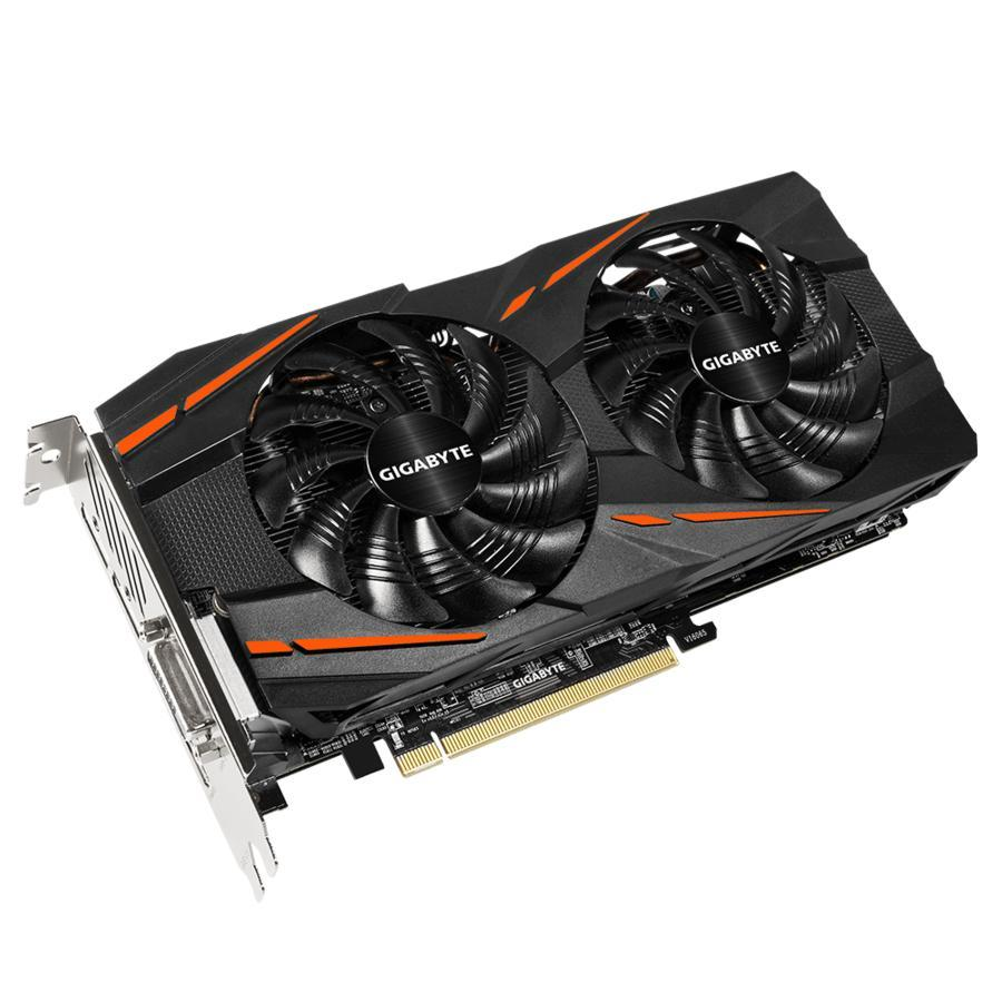 Tarjeta gráfica - Gigabyte RX 580 Gaming 4GD, Radeon, ventiladores 3D-Active Windforce 2X