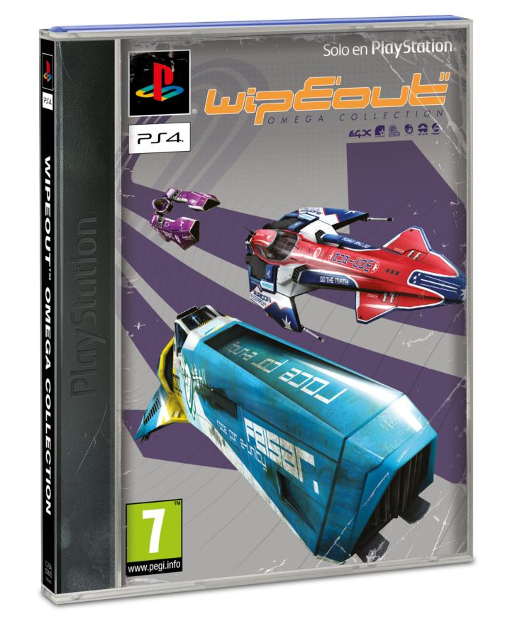 PS4 Wipeout: Omega Collection + Caja retro PS4