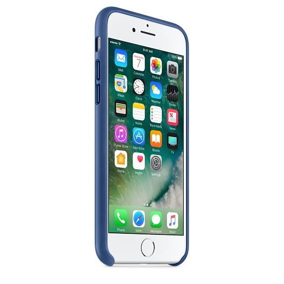 Funda - Apple MPT92ZM/A 4.7", para iPhone 7, Piel, Zafiro