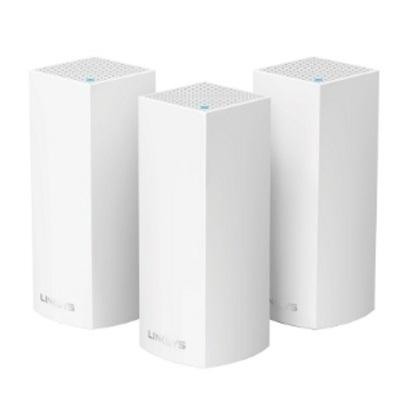 Amplificador WiFi - Linksys WHW0302 Velop, 867Mbit/s, 3 nodos, triple banda, punto de acceso WLAN,