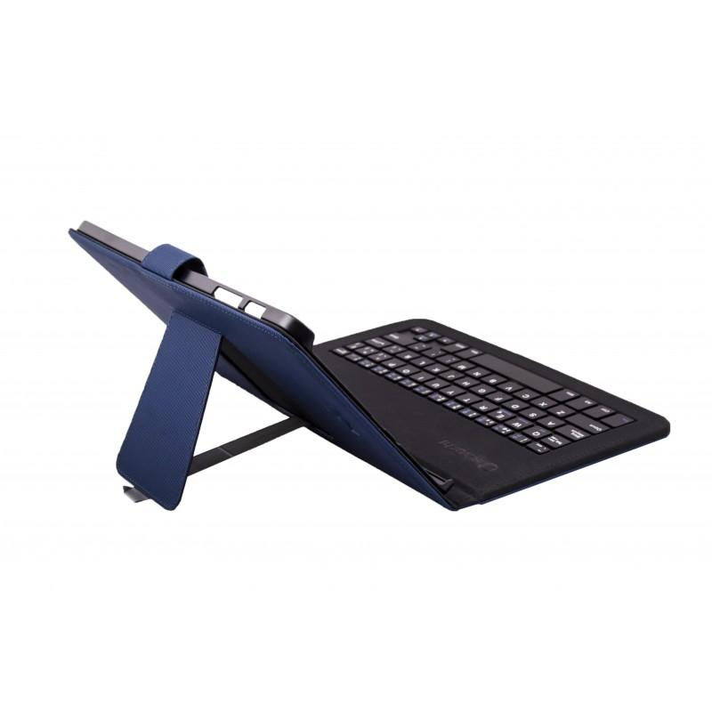 Funda con teclado Bluetooth para Samsung Galaxy Tab A de 10.1" - Silver HT 111936940199, azul