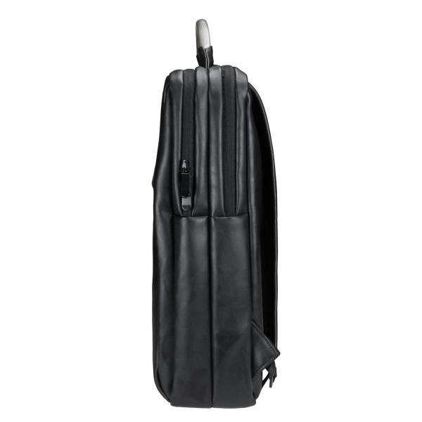 Mochila para portátil de 15.6" - e-Vitta Business, de piel, negra