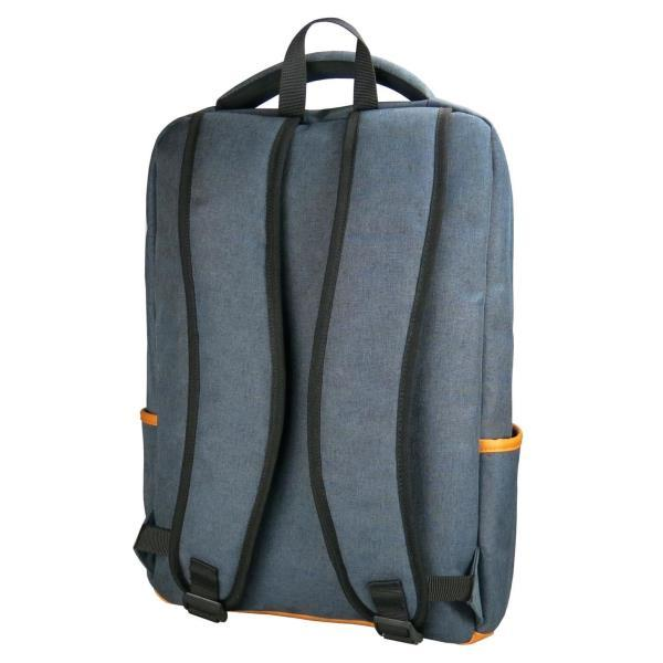 Mochila para portátil de 15.6" - e-Vitta Adventure, gris y naranja, de tela