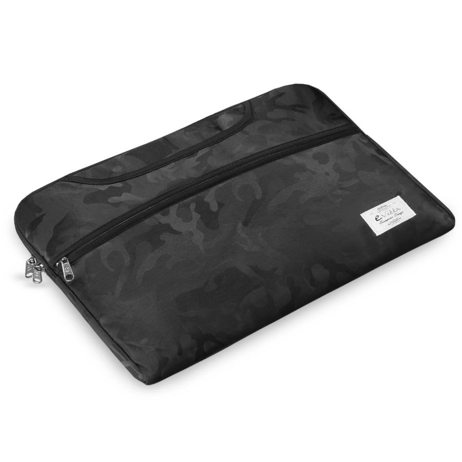 Maletín para portátil - Evitta Black Camo Sleeve, Negro
