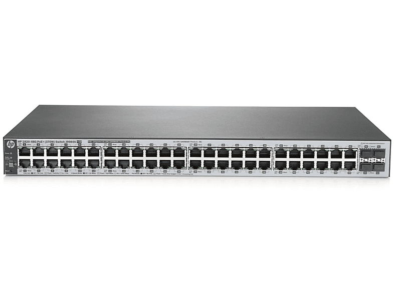 Hewlett Packard Enterprise 1820-48G-PoE+ (370W) Gestionado L2 Gigabit Ethernet (10/100/1000)