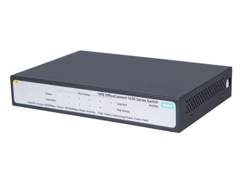 Hewlett Packard Enterprise OfficeConnect 1420 5G PoE+ (32W) No administrado L2 Gigabit Ethernet