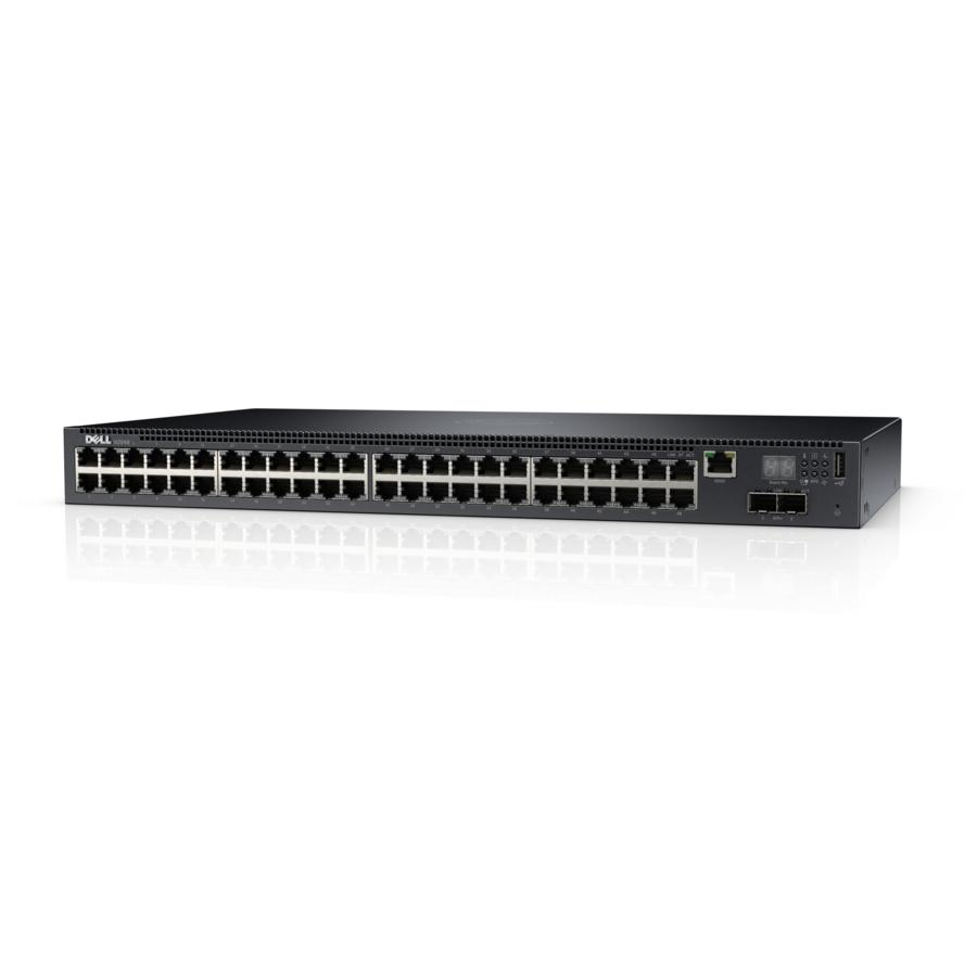 Dell Dell Powerconnect N2048 Gestionado L3Gigabit Ethernet (10/100/1000) 1U Negro