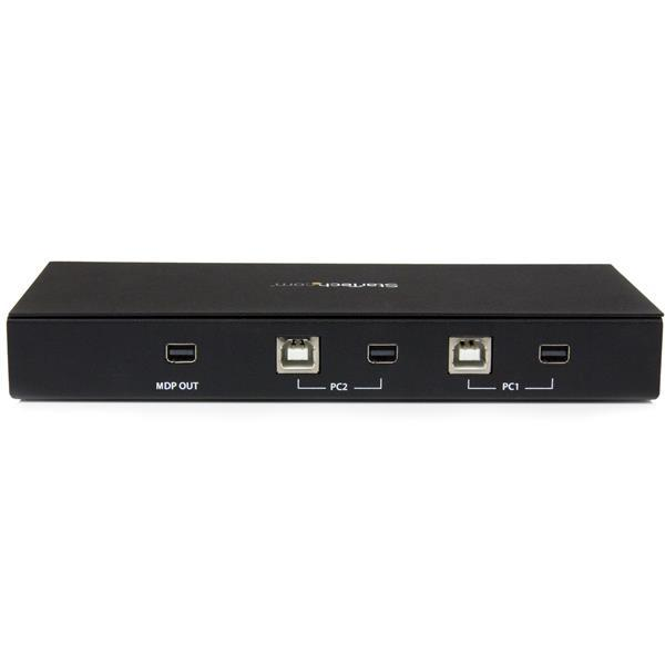Switch KVM - StarTech.com SV231MDPU2 Switch Conmutador KVM 2 Puertos Mini DisplayPort USB 4K